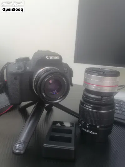Canon 700d, vimika 50mm 1.7 lans,canon 18-55 kit lans,wide Angel lans 3