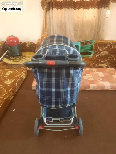 تخت بيبي مع فرشه وعربايه اطفال للبيع 4