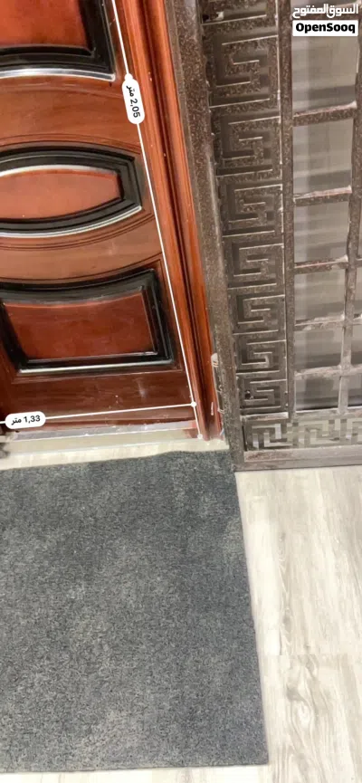 باب بي في سي معه باب حديد حمايه 3