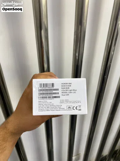 Honor X8D 8RAM / 512GB جديد بالكرتونة كفالة الوكيل الرسمي وشركتنا 3 سنوات 3