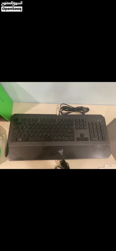 للبيع كيبورد ريزر مع ماوس ريزر مع ماوس باد ريزر Razer death stalker 4