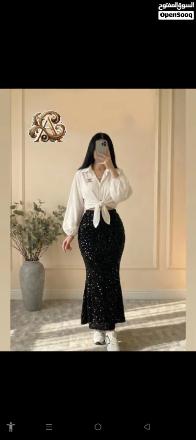 *تــرنــد الطقوم وصل جــديــد* *طقم قطعتين فخمممم جددداً شميز بقصه احترافيه 2