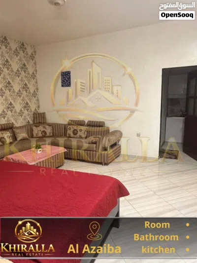 استوديوهات كبيرة مفروشة في العذيبة Large furnished studios in Azaiba 4
