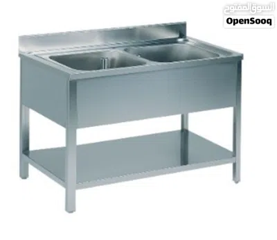 Stainless Steel Custom Fabrication Tables Sinks Gas Cooker تفصيلات ستانلس ستيل طاولات مغاسل طباخات 2