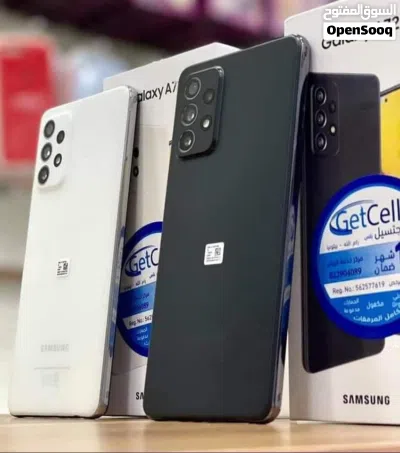 مستعمل Samsung A72 رام 16 جيجا 256 أغراضة والكرتونه الأصلية متوفر توصيل 3