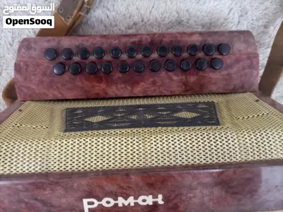 أكورديون أزرار سوفيتي عتيق (هارمونيكا/غارموشكا) يُعرف باسم رومشك صنع 1960 3