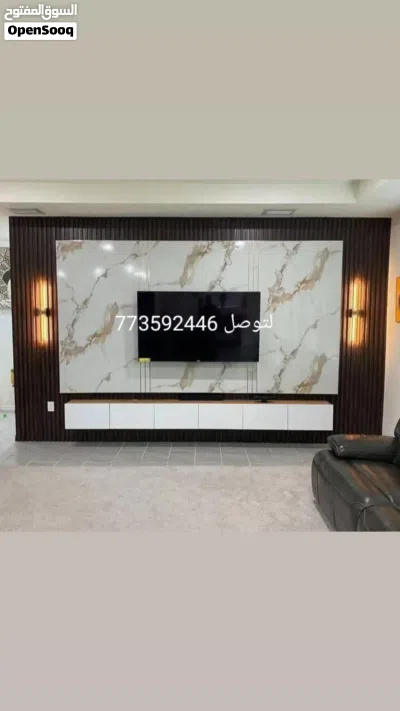 الباني لجميع أعمال الدهانات والديكورات الجبسيات وبديل الرخام والخشب والشيبور 3