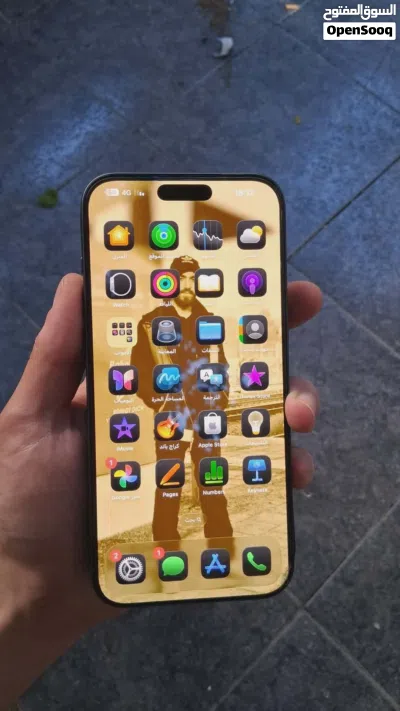 ايفون 17Pro max مستعمل بحال الجديد +تبديل عل 15برو مع فرقيه 4