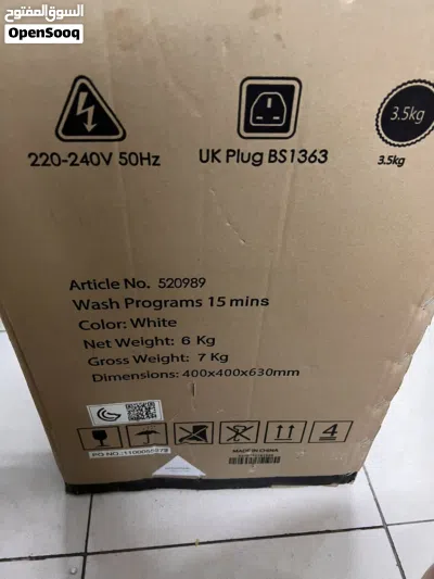 Wansa mini washing machine brand new 2