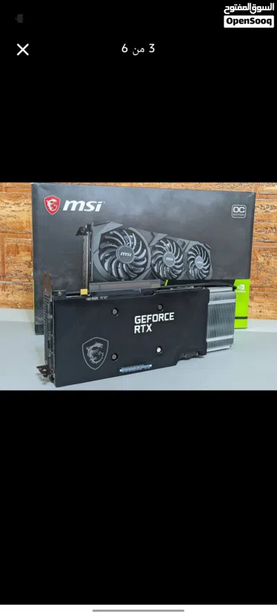 كرت شاشة Nvidia RTX 3070 VENTUS 3X 8G 3