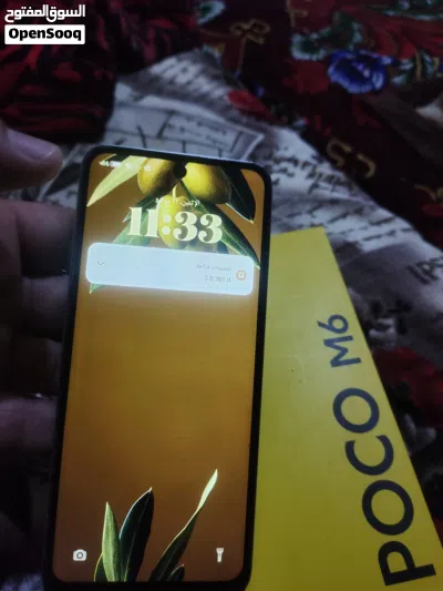 بوكو m6 للبيع مبدل شاشه وظهر بيه فطور مشتريه ب 245 الف انطي بيه سعر مالت الله وبل عافيه مكاني بصره ر 3