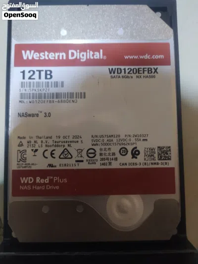هارد مكتبي 12 تيرا نوع WD red plus 2