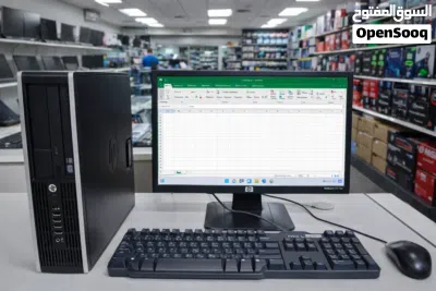 HP Core i5 -Computer Set Speed 3.10Ghz 4GB RAM 500GB HDD Win 10 Pro 19'′ HD Monitor-/ WhatsApp 2