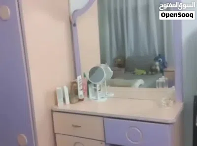 غرفه نوم بنات تفصيل خشب لاتيه 3