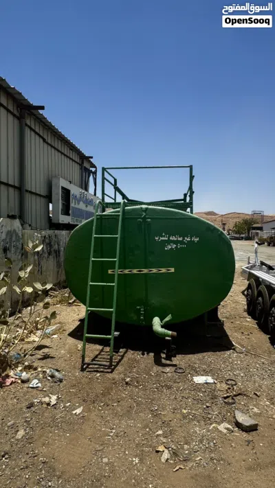 خران تنكر اخضر للبيع 5000 جالون 3