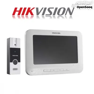 انتركم فيديو صوت وصورة hikvision ، دقة عالية في الصورة ونقاء في الصوت ، امكانية ربط شاشة إضافية . 4
