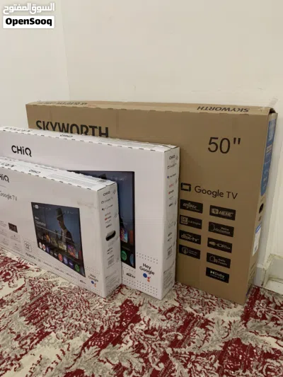 للبيع تلفزيونات 65 و 43 و 40 بوصه سمارت 4