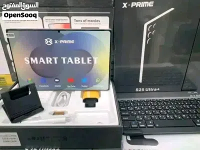 تاب S25ULTRA زاكره 32 قيقا يدعم شريحتين بطاريه 8 ألف يدعم زاكره خارجية حتى 128 قيقا توصيل مجااااني 3