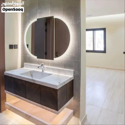 شقه لايجار بوشر غرفتين وصاله ومطبخ حمامين بناء جديد وحديث تصميم حديث موقع ممتاز حيوي راقي منطقه منتع 4