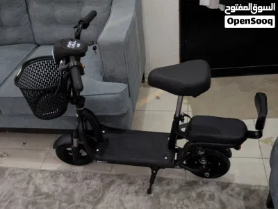 Electric Kick scooter for Adults with Front Basket, Double Seats, 10-inch Wheels (Tubeless) tire, Ma 4