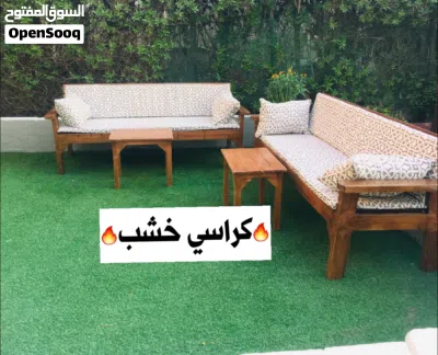 كراسي كراسي حديد +كراسي خشب 4