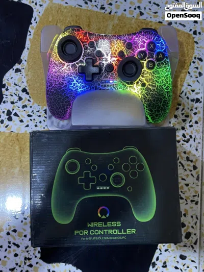 يد تحكم (Joystick) احترافية لاسلكية - تدعم نينتندو، أندرويد، وPC بتصميم أنيق 3