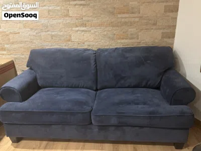 كنب مخملي ازرق غامق 2