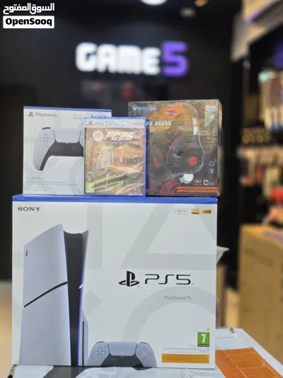 إصدار PS5 Slim Disc بسعة 1 تيرابايت PS5 console slim disc edition 1 tb 2