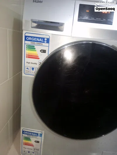 غساله نوع هاير 1400،10kg Haierممتازه غسلها مميز عصرها ممتاز ..موفره للطاقه lnverter سعرها طري 2