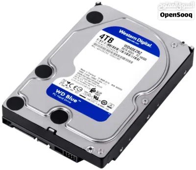 هارد خارجي Western Digital موديل WD Blue حجم 4TB أصلي 3