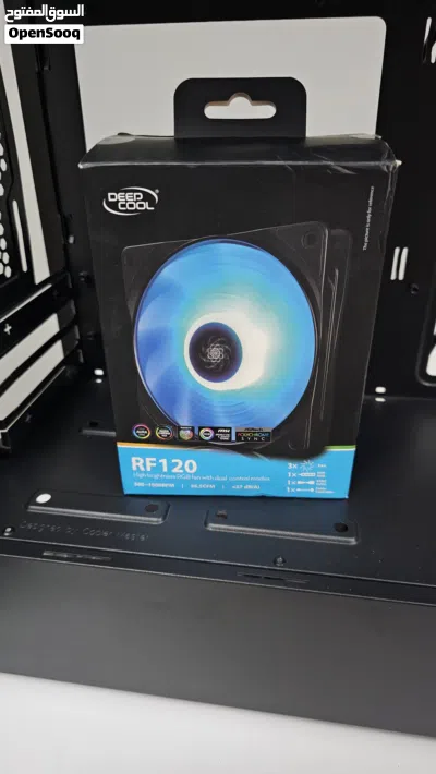 للبيع كيس كولر ماستر اصلي مع 3 مراوح deepcool 2