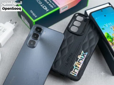 انفنيكس هوت 60i (Infinix Hot 60i) بحالة الوكالة للبيع في إربد 256 مساحة 16 رام 3