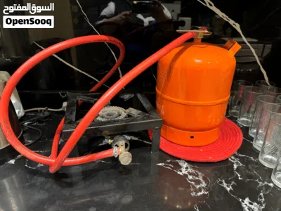 Single Burner Cast Iron Gas Stove + Small Gas Cylinder + Gas Pipe 2
