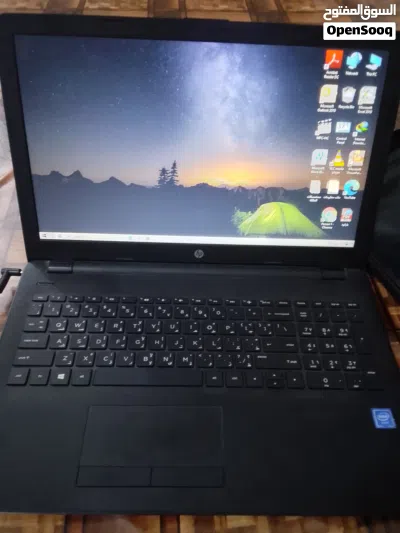 لابتوب hp نظافة 95 % سعر 300 بي مجال قليل 2