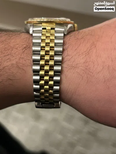 رولكس ديت جست Rolex Datejust ثنائي اللون – وجه شامبين وإطار مرصع 3