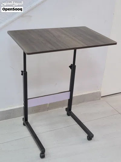 طاولات لابتوب مكتب متحركة بجميع التصاميم خشب قاعدة حديد بعجلات Laptop Desk متوفر بالوان Table mate 4