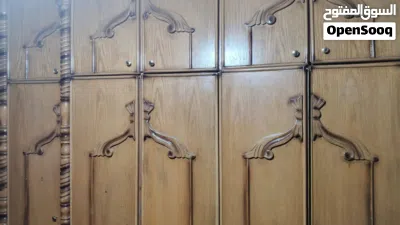 خزانة نظيف لايته زان + تخت مجوز حديد نظيف جدا 3