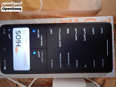 تكنو بوفا 7 4G مستعمل شهرين فقط افحص فقل الاستلام بطاريه 100 ولا نقره ضرر فقط 550 3