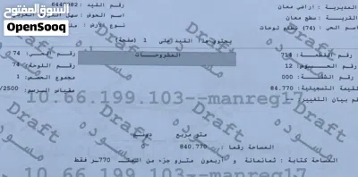 أرض مميزة للبيـع في #معان طريق أذرح / شارع العشرين #التفاصيل كاملـة موضحة في الصورة أدنـاه 3