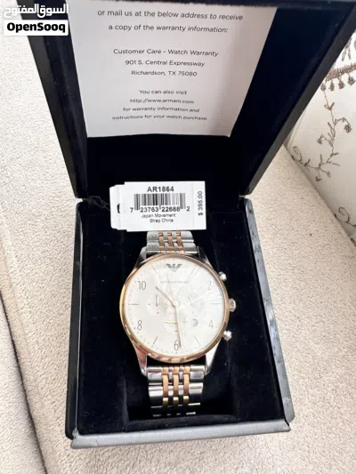 (Emporio Armani AR1864) ساعة إمبوريو أرماني أصلية جديدة تماما بالعلبة كاملة بسعر منافس 2