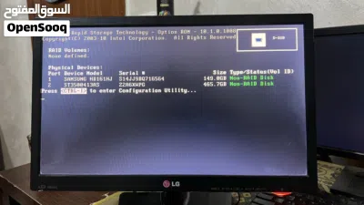 شاشة lg 19 vga للبيع او بدل على رامات او كرت شاشه 4