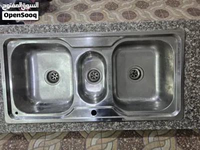 مجلى مطبخ كامل مع رخام جرانيت للبيع بحالة ممتازة ونظيفة جداً 4