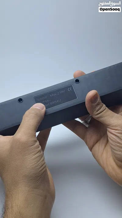 مشترك كهرباء قوي 2000W + منافذ USB 3