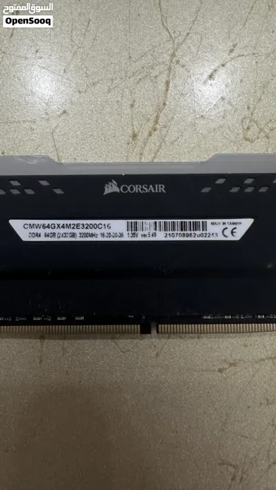 رام بيسي RAM PC corsair 32gb ddr4 3200Hz 2