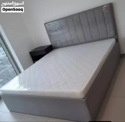queen Size bed frame with mattress for sell brand new 3