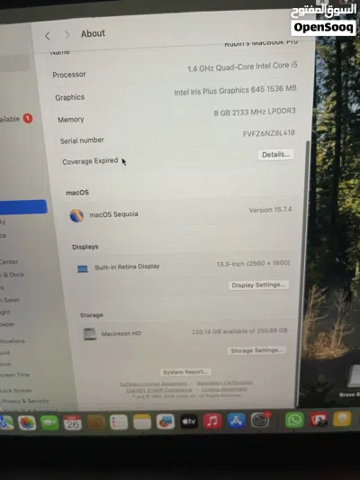 MacBook pro 2019 touch bar 3