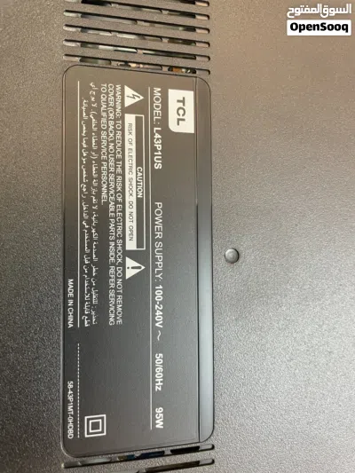 للبيع شاشة tcl 43 مع جهاز شاومي للعرض 4