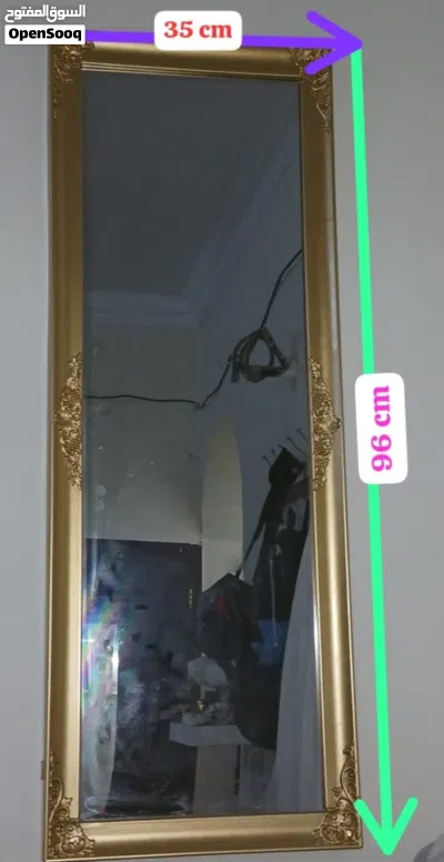 mirror glass with beautiful.frame 2