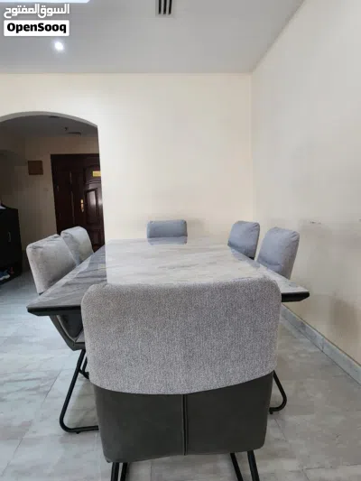 Danube Home 6 Seater Marble Top Dining Table 2