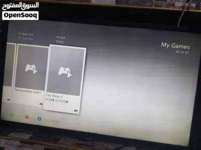 اكس بوكس 360 هارد 256gb و يده وحده 2